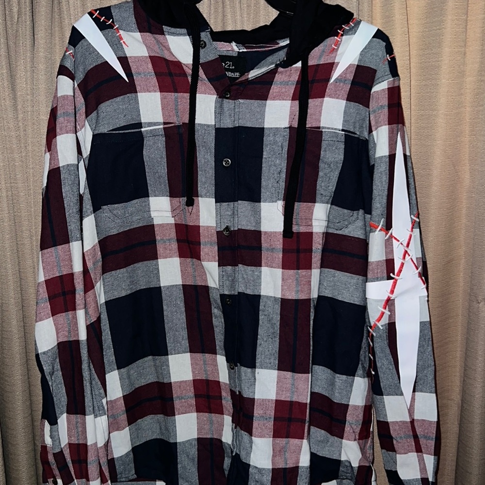 Hooded flannel